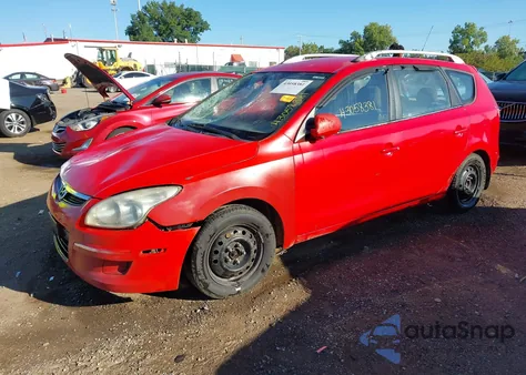 2011 Hyundai Elantra Touring Gls from USA, damaged, VIN KMHDC8AE9BU087695
